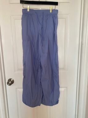 Anthropologie Daily Practice  Base Jump Parachute Pants Blue Small